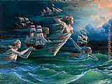 Michael Cheval Harbor of Hope painting